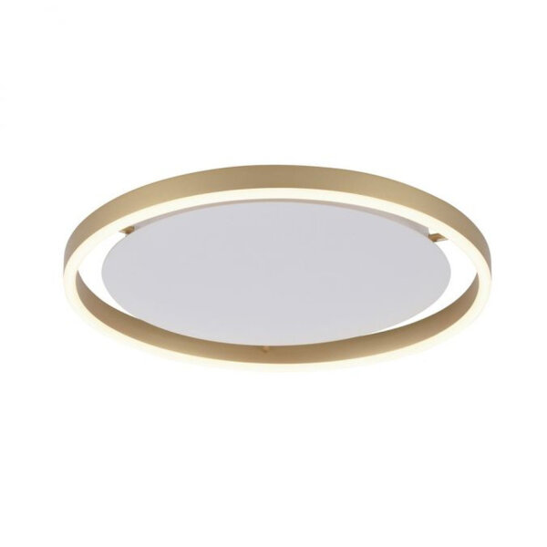 LED Deckenlampe Metall Ø39,3 cm 20 W dimmbar in Messing