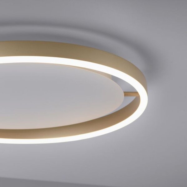 LED Deckenlampe Metall Ø39,3 cm 20 W dimmbar in Messing