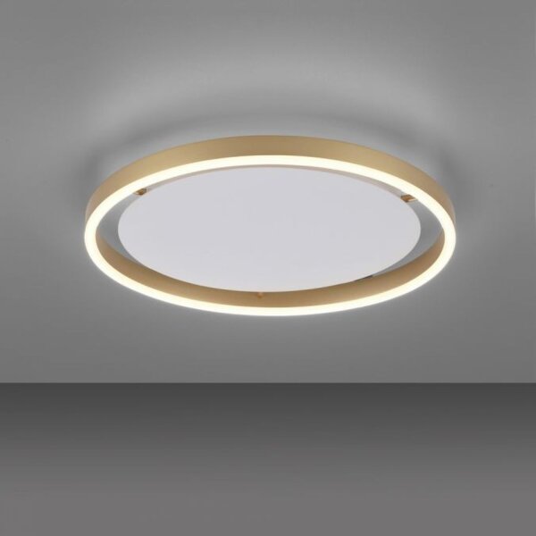 LED Deckenlampe Metall Ø39,3 cm 20 W dimmbar in Messing