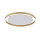 LED Deckenlampe Metall Ø39,3 cm 20 W dimmbar in Messing