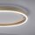 LED Deckenlampe Metall Ø39,3 cm 20 W dimmbar in Messing