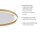 LED Deckenlampe Metall Ø39,3 cm 20 W dimmbar in Messing