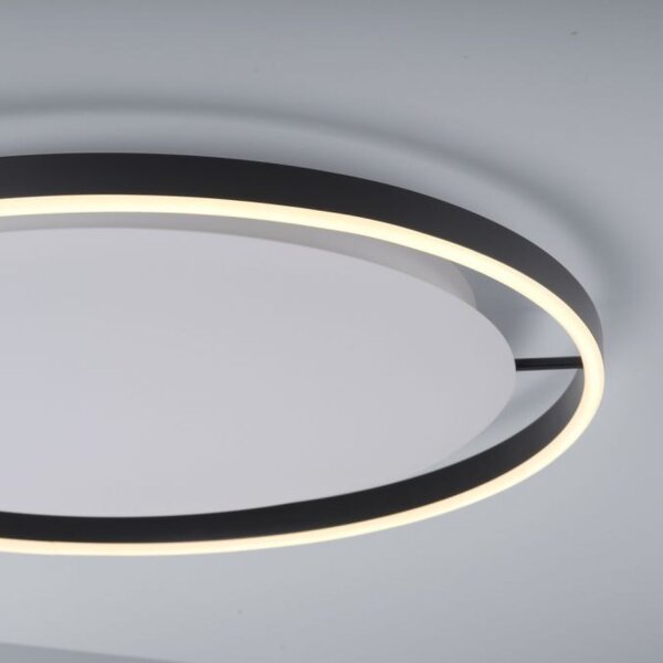 LED Deckenleuchte dimmbar Anthrazit Ø58,5 cm 3650 lm