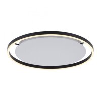 LED Deckenleuchte dimmbar Anthrazit &Oslash;58,5 cm 3650 lm