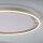LED Deckenlampe dimmbar Ø58,5 cm 3650 lm in Messing