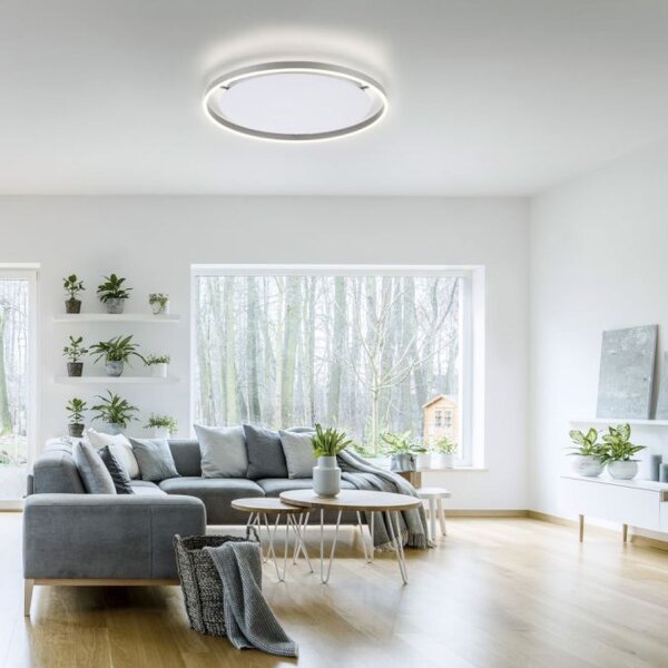 LED Deckenlampe dimmbar Aluminium Ø58,5 cm 3650 lm 28 W