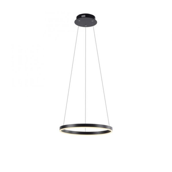 Dimmbare LED Hängelampe Anthrazit Metall Ø39,3 cm 20 W