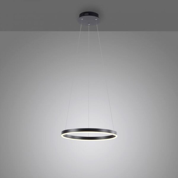 Dimmbare LED Hängelampe Anthrazit Metall Ø39,3 cm 20 W