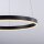 Dimmbare LED Hängelampe Anthrazit Metall Ø39,3 cm 20 W