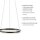 Dimmbare LED Hängelampe Anthrazit Metall Ø39,3 cm 20 W