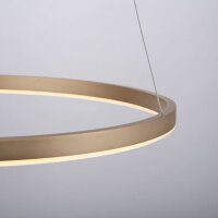 Dimmbare LED Pendelleuchte Ø58,5 cm 3000 K in Messing