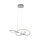 Suspension LED à intensité variable en aluminium 3000 K L:57 cm