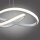 Suspension LED à intensité variable en aluminium 3000 K L:57 cm