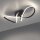 Dimmbare LED Deckenlampe Metall Schwarz 3000 K warmweiß