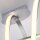 Lampe de plafonnier LED à intensité variable en aluminium 3000 K blanc chaud