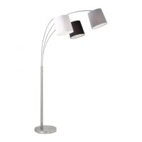 Confortable lampe à arc métal tissu E27 190...