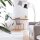 Confortable lampe à arc métal tissu E27 190 cm 3-flmg