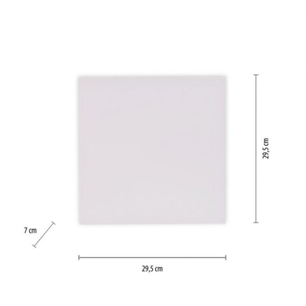 Plafonnier LED Blanc Variateur 20 W Télécommande