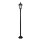 Wetterfeste Stehlampe CRAWLEY Rustikal H:193cm Weg