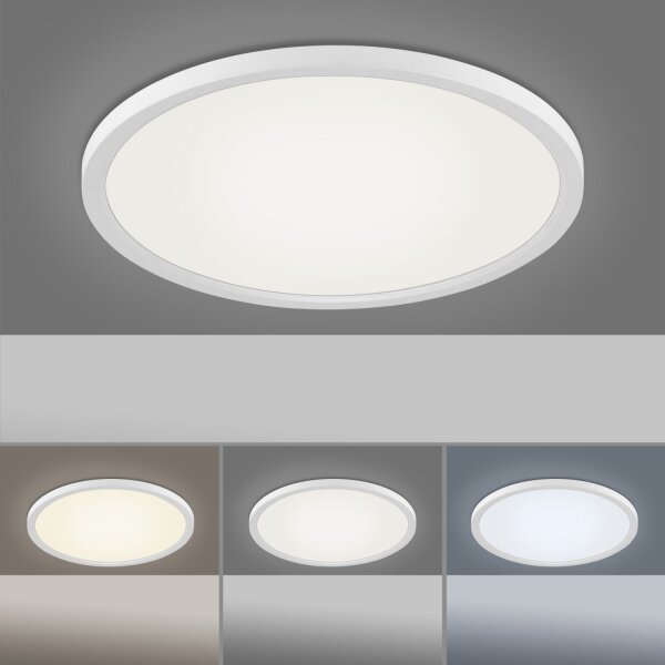 Runde LED Deckenlampe dimmbar Ø40 cm 20 W Fernbedienung