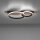 LED Deckenlampe Holz Metall Natur Schwarz 53 cm 3200 lm