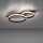 LED Deckenlampe Holz Metall Natur Schwarz 53 cm 3200 lm
