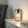 Lampe de table naturelle bois métal 28,5 cm E27 Retro