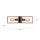 Natürliche Deckenlampe Retro Holz Metall L:57 cm E27