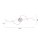 Plafonnier LED flexible acier métal blanc chaud 14 W