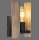 Wohnliche Wandlampe Vintage Holz Metall E27 H:25 cm