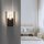 Wohnliche Wandlampe Vintage Holz Metall E27 H:25 cm