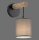 Applique confortable Abat-jour en tissu Bois H:29,5 cm E27
