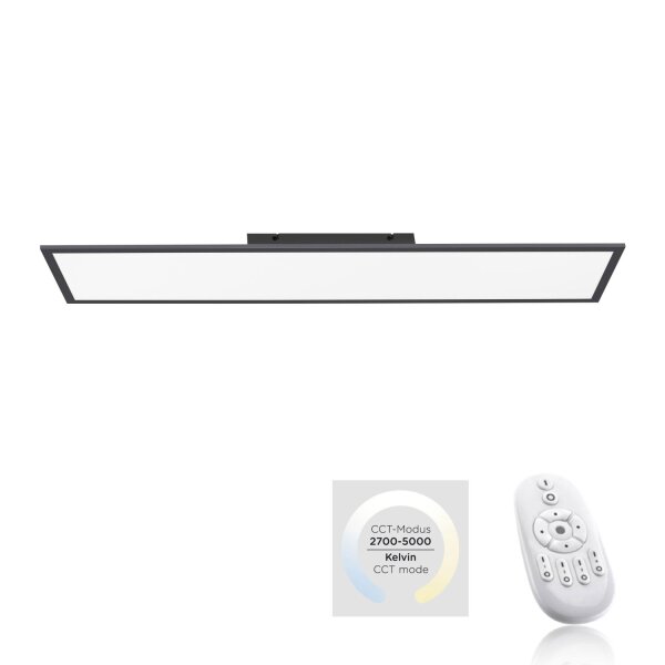 LED Deckenleuchte mit Fernbedienung Dimmer 26 W 100 cm