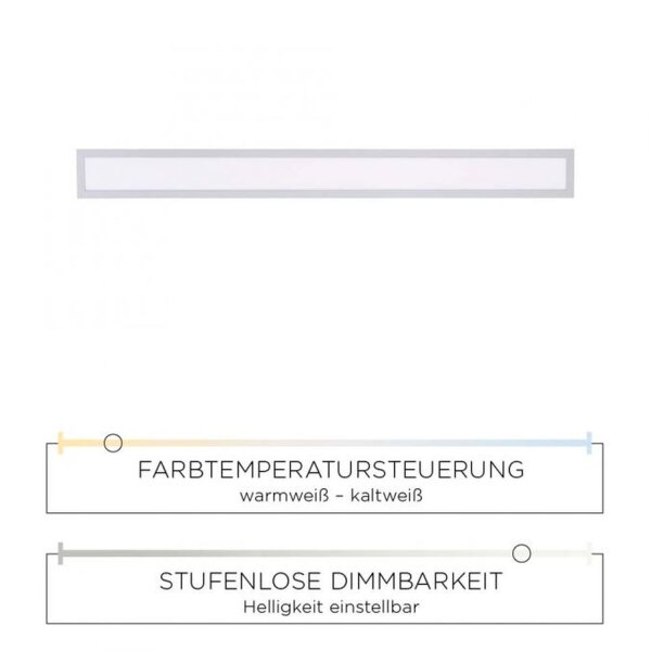 LED Deckenlampe mit Fernbedienung Dimmer 2900 lm Modern