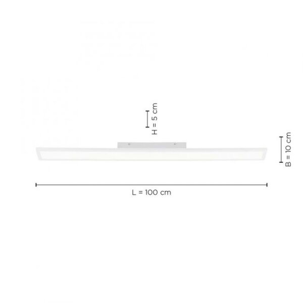LED Deckenlampe mit Fernbedienung Dimmer 2900 lm Modern