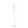 Lampadaire LED à intensité variable en métal 156 cm 3000 K en argent