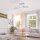 Plafonnier décoratif LED Blanc 9 W 3000 K L:82 cm