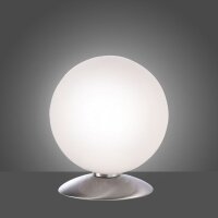 Lampe de table LED en acier Boule en verre 3 W 3000 K...