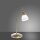 Flexible LED Tischlampe in Messing Glas 3 W dimmbar