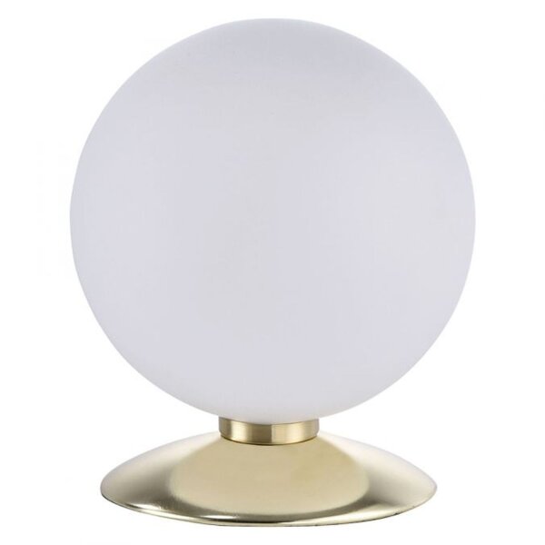 Lampe de table LED en laiton Abat-jour en verre 3000 K dimmable