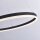 Suspension LED Anthracite dimmable 3000 K Ø80 cm Anneau