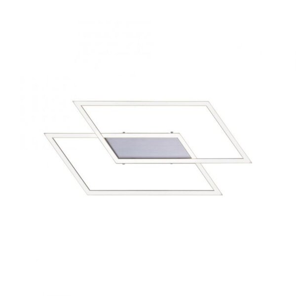 Lampe de plafonnier LED à intensité variable L:53 cm Memory 24 W en acier