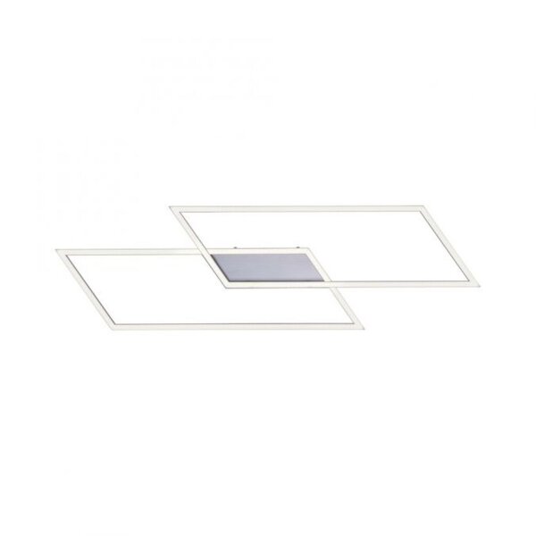 Lampe de plafonnier LED à intensité variable L:83 cm Memory 30 W en acier