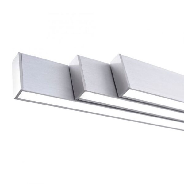 Dimmbare LED Pendelleuchte Touch 179 cm in Aluminium