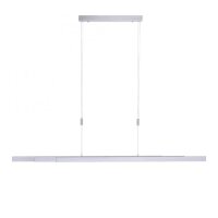 Dimmbare LED Pendelleuchte Touch 179 cm in Aluminium
