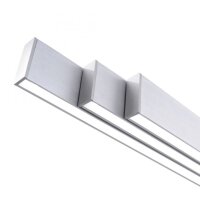 Dimmbare LED Pendelleuchte Touch 179 cm in Aluminium