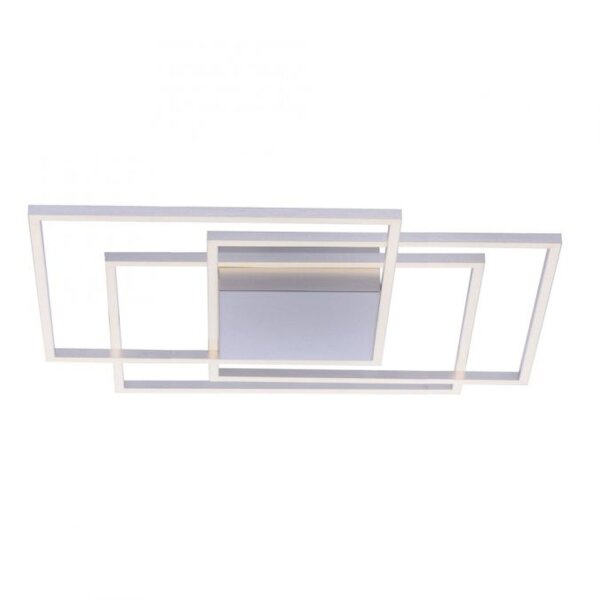 Lampe de plafonnier LED à intensité variable en acier L:75 cm 5760 lm Moderne