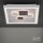 LED Deckenleuchte Weiß Schwarz Serienschalter B:48 cm