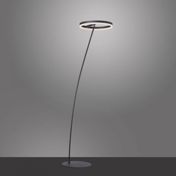 LED Stehlampe Anthrazit dimmbar warmweiß 20 W 215 cm