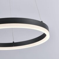 LED Stehlampe Anthrazit dimmbar warmweiß 20 W 215 cm